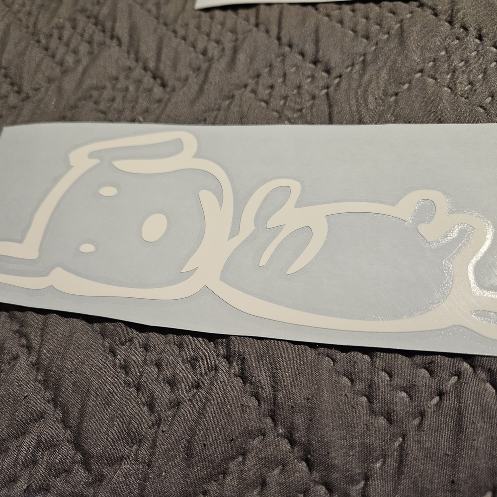 Dog Window Decal Sticker "It's A RUFF Life" - Picture 2 of 4